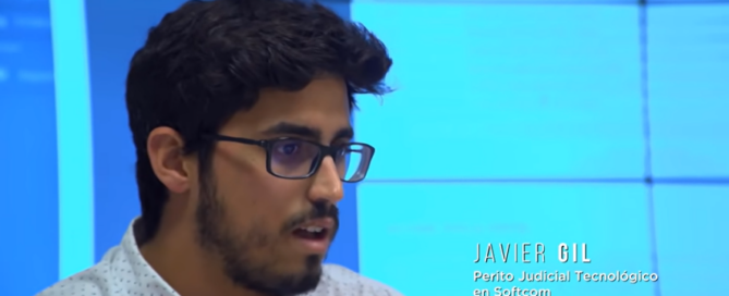Javier Gil en una entrevista con Investigación de la SextaTV