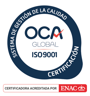 Sello OCA GLOBAL ISO9001